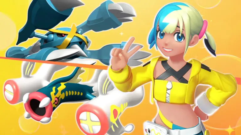 Protagonisti del Battle Pass della Stagione M-3: Mega Metagross e Mega Eelektross in posa per il nuovo evento competitivo.
